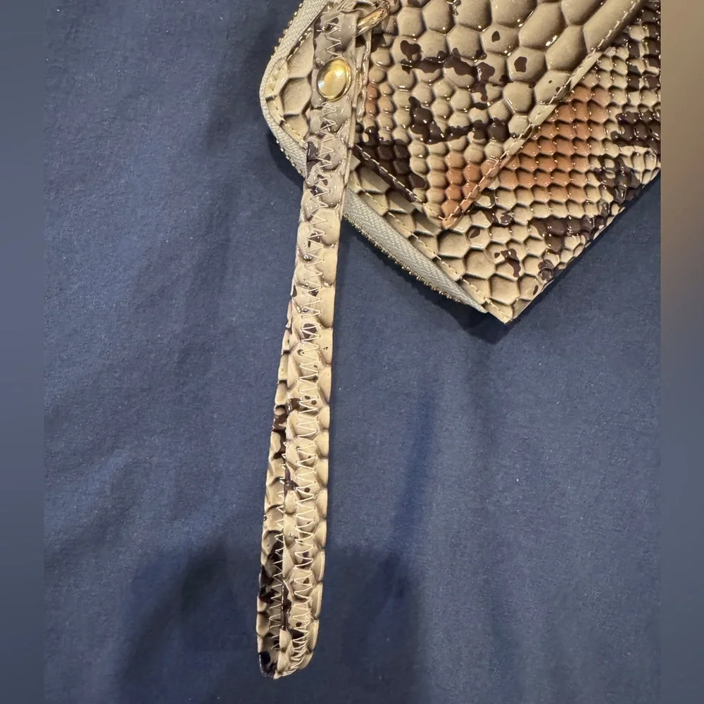 47 Maple Snake Print Wristlet Wallet